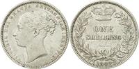 Great Britain Shilling Coin, Victoria, Silver, KM:734.4 -
