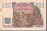France 50 Francs Banknote, 50 F 1946-1951 ''Le Verrier'', 2.10.1947 -