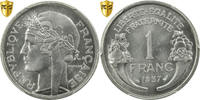 France Franc Coin, Morlon, PCGS, MS65, Aluminum, KM:885a.1, graded -
