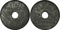 France 20 Centimes Coin, État français, Essai-Piéfort -