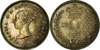 Great Britain 2 Pence Coin, Victoria, Silver, KM:729 -