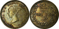 Great Britain 2 Pence Coin, Victoria, Silver, KM:729 -