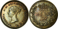 Great Britain 2 Pence Coin, Victoria, Silver, KM:729 -