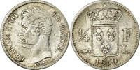 France 1/4 Franc Coin, Charles X, Bayonne, Silver, KM:722.8 -