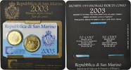 San Marino Set 20c + 50c -