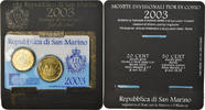 San Marino Set 20c + 50c -