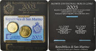 San Marino Set 20c + 50c -