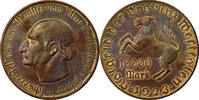 Germany 10 000 Mark Coin, Vom Stein, Bronze-Aluminium -