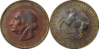 Germany 10 000 Mark Coin, Vom Stein, Bronze-Aluminium -