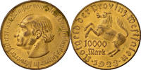 Germany 10 000 Mark Coin, Vom Stein, Bronze-Aluminium -