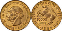 Germany 10 000 Mark Coin, Vom Stein, Bronze-Aluminium -