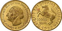 Germany 10 000 Mark Coin, Vom Stein, Bronze-Aluminium -
