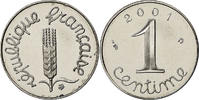 France Centime Coin, Épi, Paris, Proof, Stainless Steel -