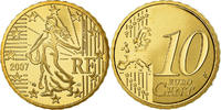 France 10 Euro Cent Proof / BE, Brass, KM:1410 -
