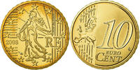 France 10 Euro Cent Proof / BE, Brass, KM:1410 -