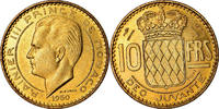 Monaco 10 Francs Coin, Rainier III, Paris, ESSAI -