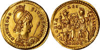 Solidus Theodosius II, Constantinople, Gold, RIC:207 -