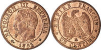 France Centime Coin, Napoleon III, Napoléon III, Strasbourg -