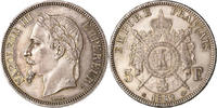 France 5 Francs Napoleon III, Paris, Silver, NGC -