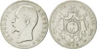 France 5 Francs Coin, Napoleon III, Napoléon III, Lyon -