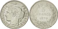 France 5 Francs Coin, Cérès, Bordeaux, Silver, KM:818.3 -