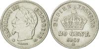 France 20 Centimes Coin, Napoleon III, Napoléon III, Paris -