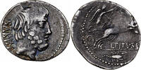Denarius Tituria, Rome, Silver, Crawford:344/3 -