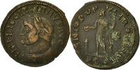 Follis Coin, Diocletian, Lyon, Copper, RIC:113a -