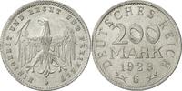 GERMANY, WEIMAR REPUBLIC 200 Mark Coin, Karlsruhe, Aluminum -