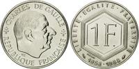 France Franc Coin, Charles de Gaulle, Pessac, ESSAI, Nickel -