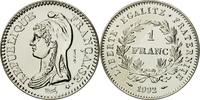 France Franc Coin, République, Paris, ESSAI, Nickel, KM:1004.1 -