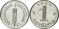 France Centime Coin, Épi, Paris, Stainless Steel, KM:928 -