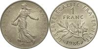 France Franc Coin, Semeuse, Paris, Nickel, KM:925.1 -