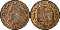 France Centime Coin, Napoleon III, Marseille, Gadoury 86 -