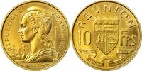 Réunion 10 Francs Coin, Paris, ESSAI, Aluminum-Bronze, KM:E6 -