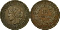France 10 Centimes Coin, Cérès, Paris, Bronze, KM:815.1 -