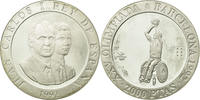 Spain 2000 Pesetas Coin, Juan Carlos I, Barcelona Olympics, Madrid -