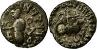 Drachm Coin, Indo-Scythian Kingdom, Azes I, Billon -