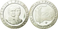 Spain 2000 Pesetas Coin, Juan Carlos I, Barcelona Olympics, Madrid -