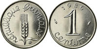France Centime Coin, Épi, Paris, Stainless Steel, KM:928 -