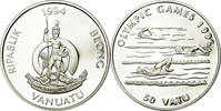 Vanuatu 50 Vatu 1994 Coin, Olympics, Silver, KM:24 STGL 45,95 EUR  plus 4,95 EUR verzending