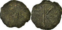 Half Follis Coin, Justinian I, Constantinople -