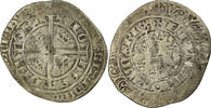 France Gros Blanc aux fleurs de lis Coin, Jean II le Bon, Silver -