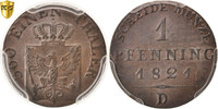 German States Pfennig Coin, PRUSSIA, Friedrich Wilhelm III, Munich -