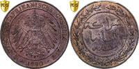 German East Africa Pesa Wilhelm II, Berlin, Copper, PCGS -