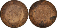 France 5 Centimes Coin, Napoleon III, Napoléon III, Bordeaux -
