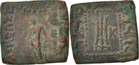 Bronze Unit Coin, Baktrian Kingdom, Apollodotos, Baktria -