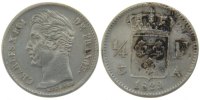 France 1/4 Franc Coin, Charles X, Paris, Silver, KM:722.1 -