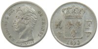France 1/4 Franc Coin, Charles X, Lille, Silver, KM:722.12 -