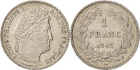 France Franc Coin, Louis-Philippe, Rouen, Silver, KM:748.2 -